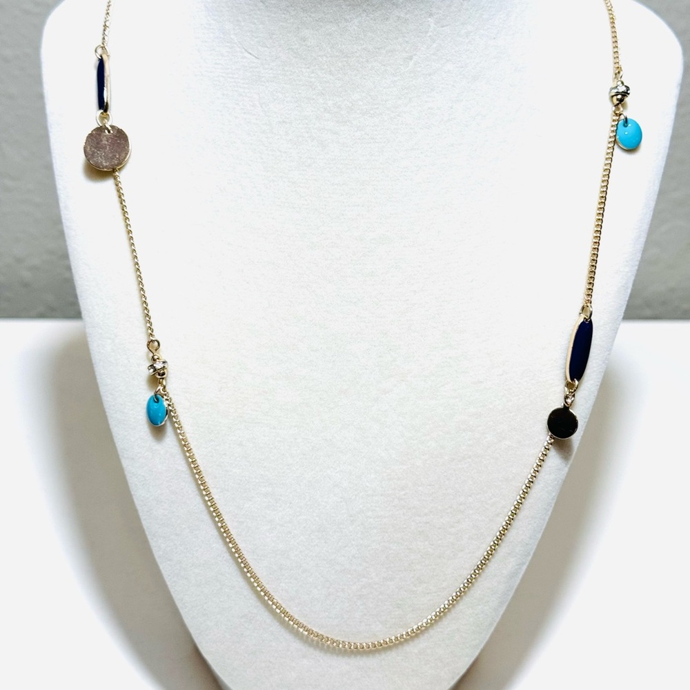 Vera Bradley Color Enamel Long Necklace NWT - Picture 5 of 7